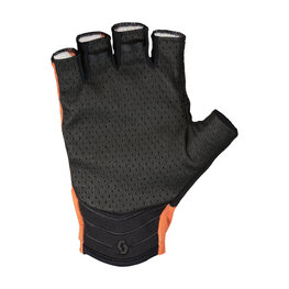 SCOTT Cycling fingerless gloves - JUNIOR RC - brown