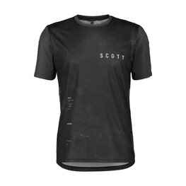 SCOTT Cycling short sleeve jersey - VERTIC SS - black/grey