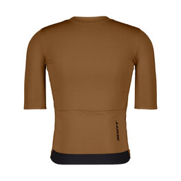 SCOTT Cycling short sleeve jersey - ULTD. TRAINING - brown