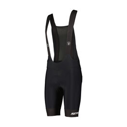 SCOTT Cycling bib shorts - SRAM PRO +++ - black/white