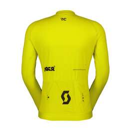 SCOTT Cycling summer long sleeve jersey - PRO - yellow