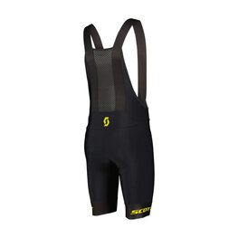 SCOTT Cycling bib shorts - RC PRO +++ - black/yellow