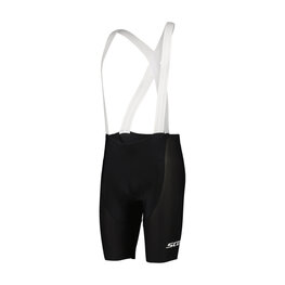 SCOTT Cycling bib shorts - SRAM RACE +++ - black/white