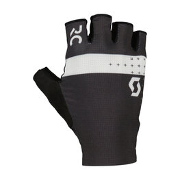 SCOTT Cycling fingerless gloves - RC PRO SF - black/white