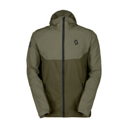 SCOTT Cycling windproof jacket - EXPLORAIR LIGHT WB - green