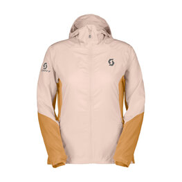 SCOTT Cycling windproof jacket - EXPLORAIR LIGHT WB W - pink/beige