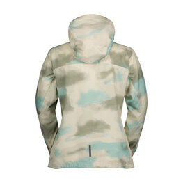 SCOTT Cycling windproof jacket - EXPLORAIR LIGHT WB W - white/green