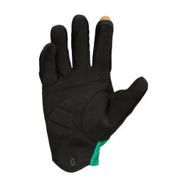 SCOTT Cycling long-finger gloves - RC TEAM LF - brown/green/black