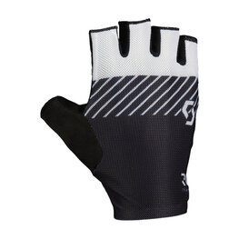 SCOTT Cycling fingerless gloves - RC TEAM SF - white/black