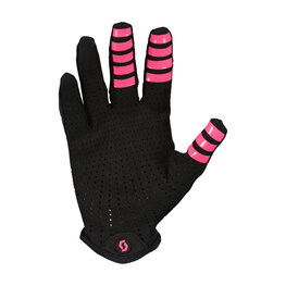 SCOTT Cycling long-finger gloves - TRACTION TUNED - pink/black
