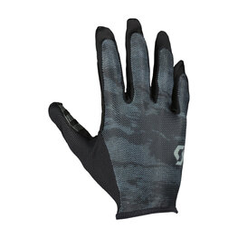 SCOTT Cycling long-finger gloves - TRACTION LF - black/grey
