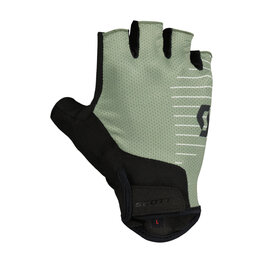 SCOTT Cycling fingerless gloves - ASPECT GEL SF - green/black