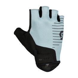 SCOTT Cycling fingerless gloves - ASPECT GEL SF - blue/black
