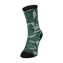 SCOTT Cyclingclassic socks - GRAPHIC CREW - green