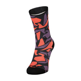SCOTT Cyclingclassic socks - GRAPHIC CREW - purple/red