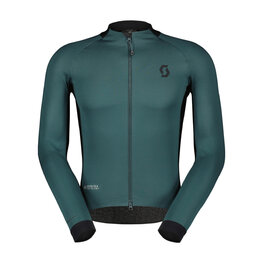 SCOTT Cycling windproof jacket - RC PRO WARM GTX WS LTD - black/green