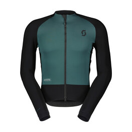 SCOTT Cycling windproof jacket - RC PRO HYBRID GTX WS LTD - black/green