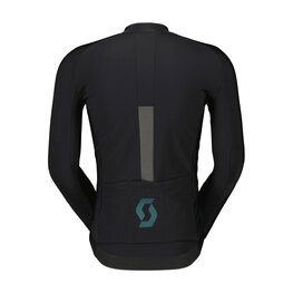 SCOTT Cycling windproof jacket - RC PRO HYBRID GTX WS LTD - black/green