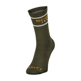 SCOTT Cyclingclassic socks - RETRO CASUAL CREW PAK-3 - green