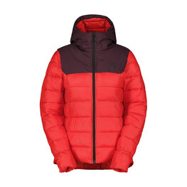 SCOTT Cycling thermal jacket - INSULOFT WARM W - purple/red