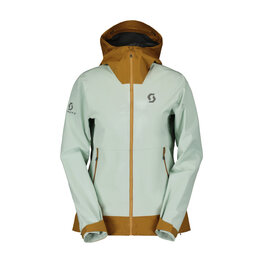 SCOTT waterproof jacket - DRYO PRO 2.5L W - green/brown