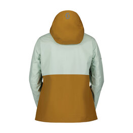 SCOTT waterproof jacket - DRYO PRO 2.5L W - green/brown