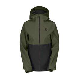SCOTT waterproof jacket - DRYO PRO 2.5L W - green/black