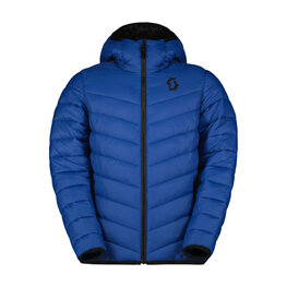 SCOTT Cycling thermal jacket - INSULOFT WARM JR - blue