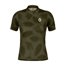 SCOTT Cycling short sleeve jersey - ENDURANCE 20 - green