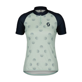 SCOTT Cycling short sleeve jersey - ENDURANCE 30 - light blue