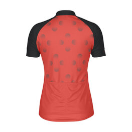 SCOTT Cycling short sleeve jersey - ENDURANCE 30 - black/red