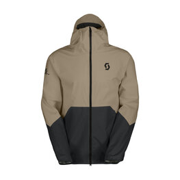 SCOTT waterproof jacket - EXPLORAIR LIGHT DRYO 2.5L - beige/black