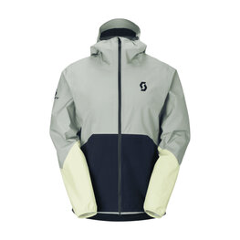SCOTT waterproof jacket - EXPLORAIR LIGHT DRYO 2.5L - grey/blue