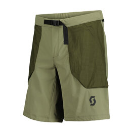SCOTT Cycling shorts without bib - EXPLORAIR ESCAPE - green