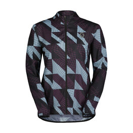 SCOTT Cycling windproof jacket - ENDURANCE TECH WB W - black/blue