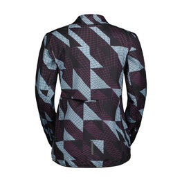 SCOTT Cycling windproof jacket - ENDURANCE TECH WB W - black/blue