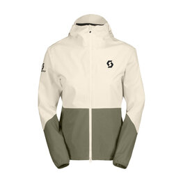 SCOTT waterproof jacket - EXPLORAIR LIGHT DRYO 2.5L W - white/green