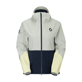 SCOTT waterproof jacket - EXPLORAIR LIGHT DRYO 2.5L W - grey/blue/yellow