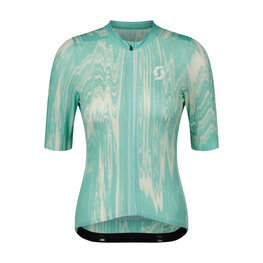 SCOTT Cycling short sleeve jersey - ULTD SL W - green/white