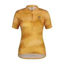SCOTT Cycling short sleeve jersey - ENDURANCE 10 W - beige