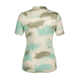 SCOTT Cycling short sleeve jersey - ENDURANCE 10 W - white/green