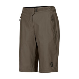 SCOTT Cycling shorts without bib - TRAIL VERTIC W/PAD W - green