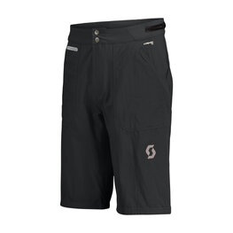 SCOTT Cycling shorts without bib - TRAIL TUNED - black
