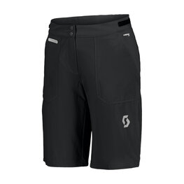 SCOTT Cycling shorts without bib - TRAIL TUNED W - black