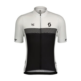 SCOTT Cycling short sleeve jersey - RC TEAM - white/black