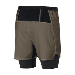 SCOTT Cycling shorts without bib - HYBRID ENDURANCE TECH - grey/black