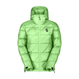 SCOTT Cycling thermal jacket - INSULOFT WARM DOWN W - green