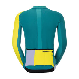 SCOTT Cycling windproof jacket - RC PRO WARM GTX WS-REMIX - green/purple/yellow