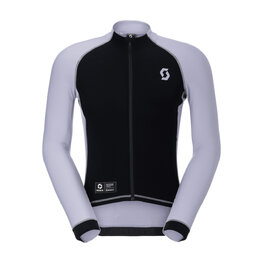 SCOTT Cycling winter long sleeve jersey - RC PRO WARM REMIX - black/purple