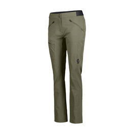 SCOTT Cycling long trousers withot bib - EXPLORAIR LIGHT W - green